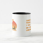 Mug Citation de pêche amusante (Centre)