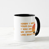 Mug Citation de pêche amusante (Devant droit)