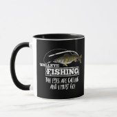 Mug Citation de pêche au walleye Pêcheur pêcheur Hobby (Gauche)