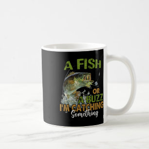 Mug Citation de pêche drôle Un poisson ou un bourdonne