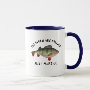 Mug Citation de pêche Jumbo Perch Hobby Homme