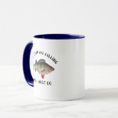 Mug Citation de pêche Jumbo Perch Hobby Homme (Devant gauche)