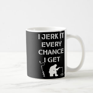 Mug Citation De Pêche Sur Glace Drôle Pour Un Pêcheur