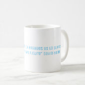Mug Citation de philosophie de Hume (Devant droit)