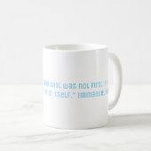 Mug Citation de philosophie de Kant (Devant droit)