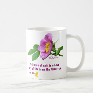 Mug Citation de pluie Rose sauvage