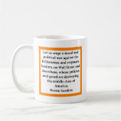Mug Citation de ponceuses de Bernie (Gauche)