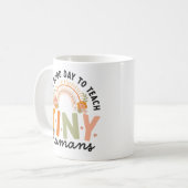 Mug Citation de professeur d'école maternelle Rétro Bo (Devant gauche)