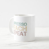 Mug Citation de profs drôles sur l'espresso (Devant gauche)