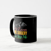 Mug Citation de randonnée après opération du genou - G (Devant gauche)