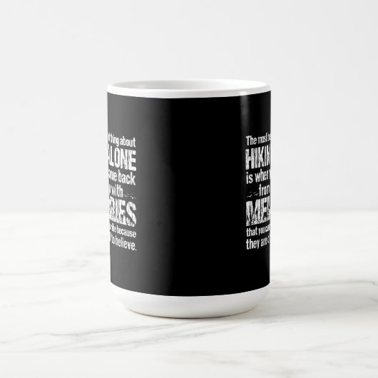 Mug Citation de randonnée Lover (Centre)