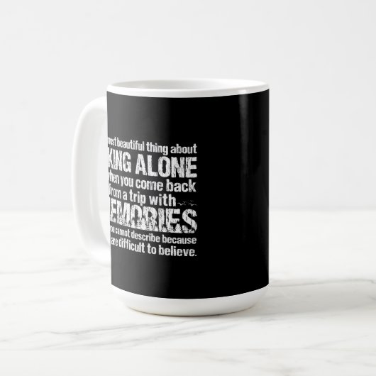 Mug Citation de randonnée Lover (Devant gauche)