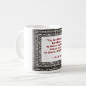 Mug Citation de Ray Bradbury au sujet des livres (Devant gauche)