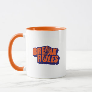 Mug Citation de rebelle audacieux "Enfreindre les règl