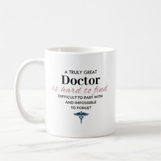 Mug Citation de reconnaissance pour un excellent docte