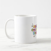 Mug Citation de réflexion excessive anxieuse (Gauche)