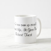 Mug Citation de Robert Frost (Devant droit)