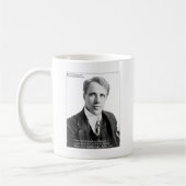 Mug Citation de Robert Frost "Route Parcourue" sur Car (Gauche)