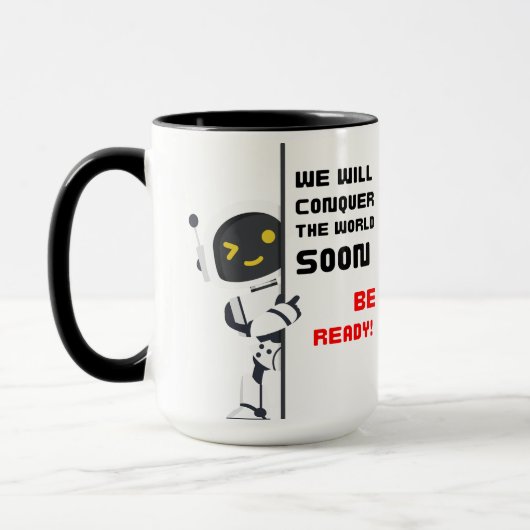 MUG CITATION DE ROBOT (Gauche)