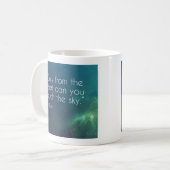 Mug Citation de Rumi céleste (Devant gauche)