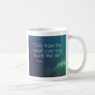Mug Citation de Rumi céleste