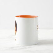 Mug Citation de rumi Coeur de feu des flammes (Centre)