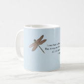 Mug Citation de Rumi Desires et libellule (Devant gauche)