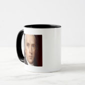 Mug Citation de sagesse de James Madison "Se méfier du (Devant gauche)
