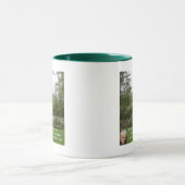 Mug Citation de sagesse de Robert Frost "La route moin (Centre)