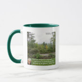 Mug Citation de sagesse de Robert Frost "La route moin (Gauche)