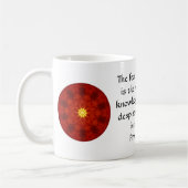 Mug Citation de sagesse de vers de bible indiquant le (Gauche)