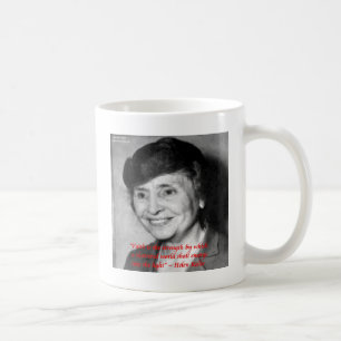 Mug Citation de sagesse "Foi/Force" d'Helen Keller