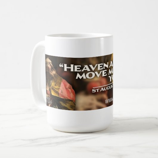 Mug Citation de saint Augustin (Devant gauche)