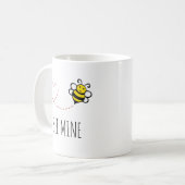 Mug Citation de Saint Valentin personnalisée - Caricat (Devant gauche)