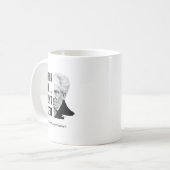 Mug Citation de Schopenhauer Déclaration drôle de phil (Devant gauche)