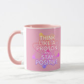 Mug Citation de science positive moderne Cool Girly Pi (Gauche)