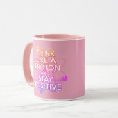 Mug Citation de science positive moderne Cool Girly Pi (Devant gauche)