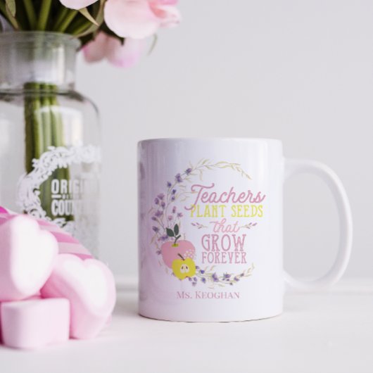 Mug Citation de semences Plantes pour les enseignants