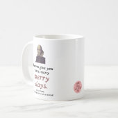 Mug Citation de Shakespeare Joyeux Jours Joyeux Annive (Devant gauche)