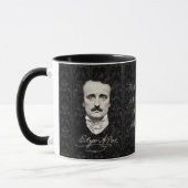 Mug Citation de signature Edgar Allan Poe Gothique Hal (Gauche)