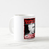 Mug Citation de Smedley D. Butler, de bénéfice et de (Devant gauche)