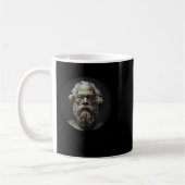 Mug Citation De Socrate Sur Comment Se Tromper - Grec  (Gauche)