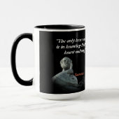 Mug Citation De Socrate Sur La Sagesse (Gauche)