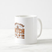 Mug Citation de sorcière d'Halloween Design vectoriel (Devant droit)