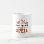 Mug Citation de sort de sorcière drôle Conception de v (Centre)