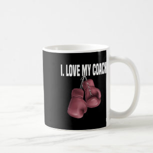Mug Citation de sport de boxe amusante J'adore mon ent