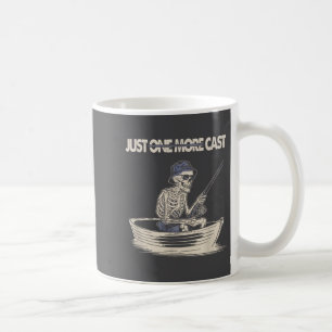 Mug Citation de squelette drôle de pêche juste un lanc