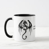 Mug Citation de style celtique Dragon & Shakespeare (Gauche)