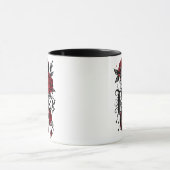 Mug Citation de style tatouage romantique foncé (Centre)