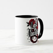 Mug Citation de style tatouage romantique foncé (Devant droit)